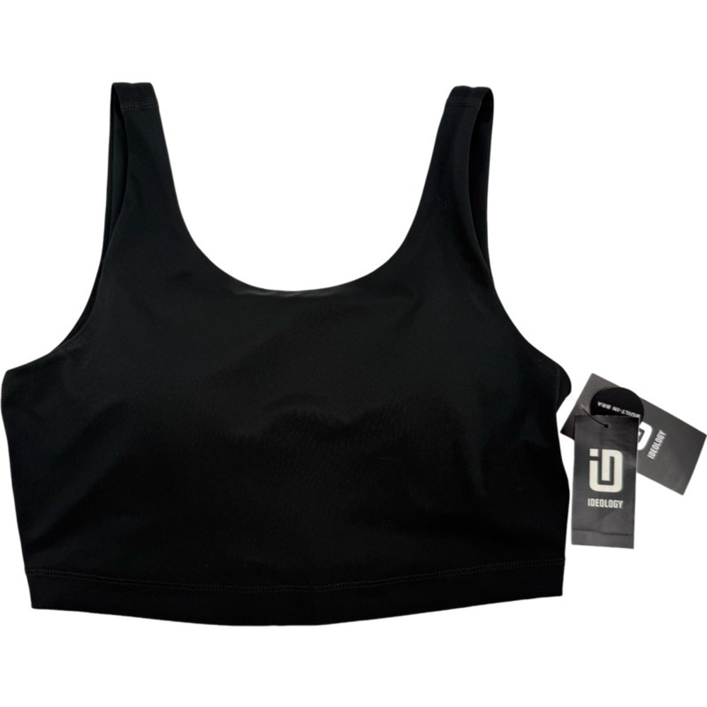 IDEOLOGY NWT XS Sports‎ Bra Black Built-in Bra Compression Rapidry Gym
Sporty